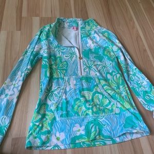 🏝 Lilly Pulitzer Half-Zip- Small